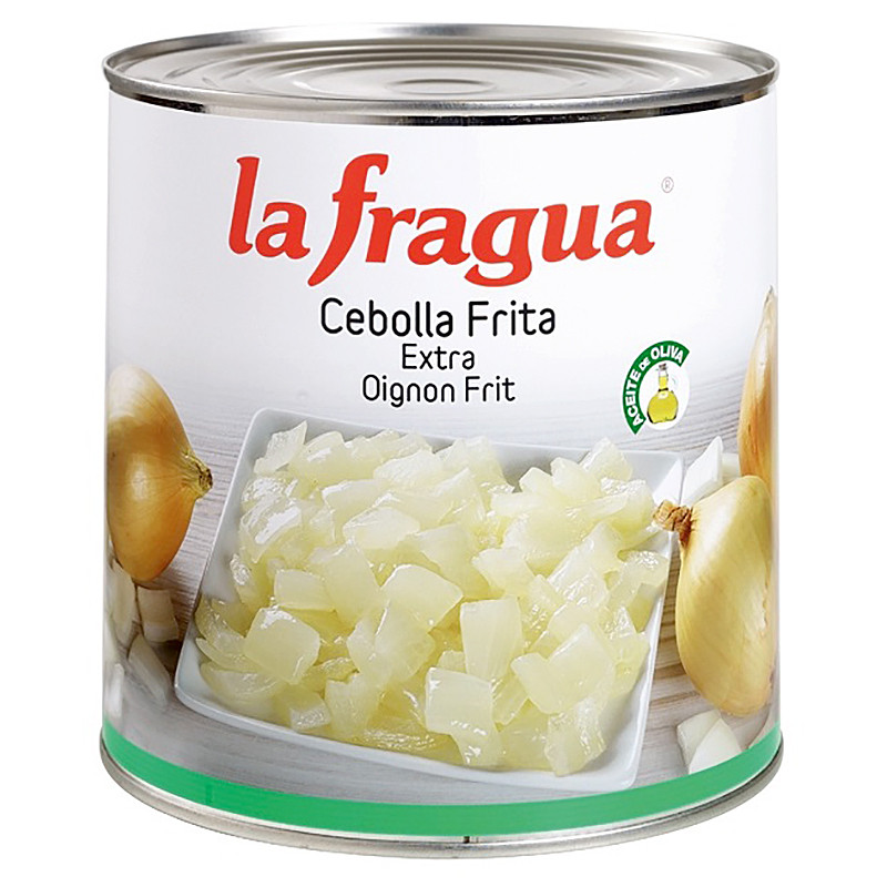 CEBOLLA FRITA EN AC. DE OLIVA LATA 6/3Kg